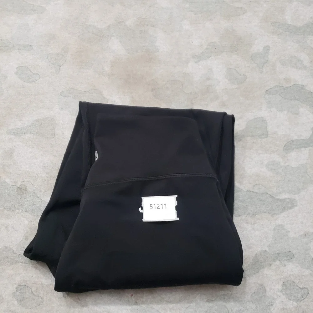 Lululemon Joggers Pants Womens 6 Black Pull On Tapered Leg High Rise